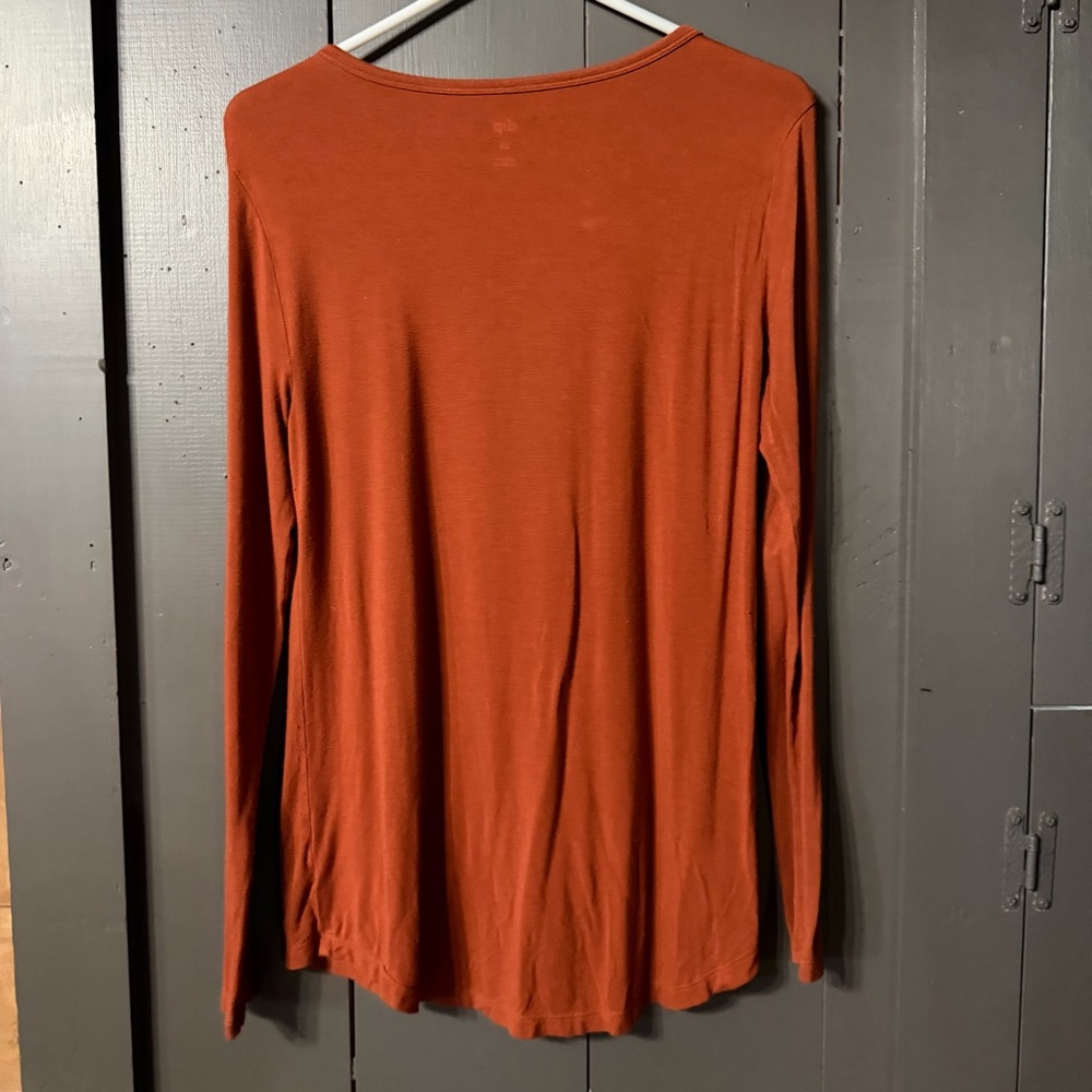 Dip Women's Warm Terracotta Long Sleeve Tee - Picture 5 of 5